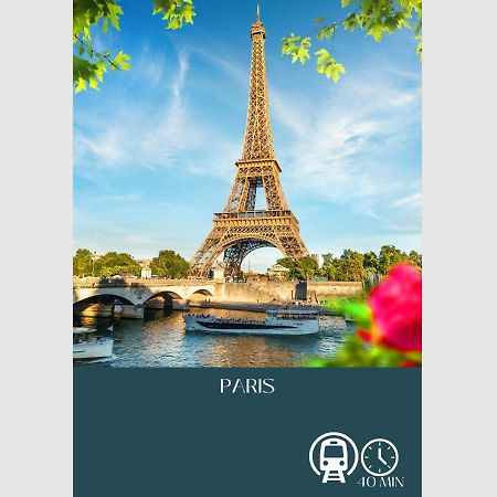 Appartement-Paris-Disney-Terrasse-Jardin-Parking Vaires-sur-Marne Bagian luar foto