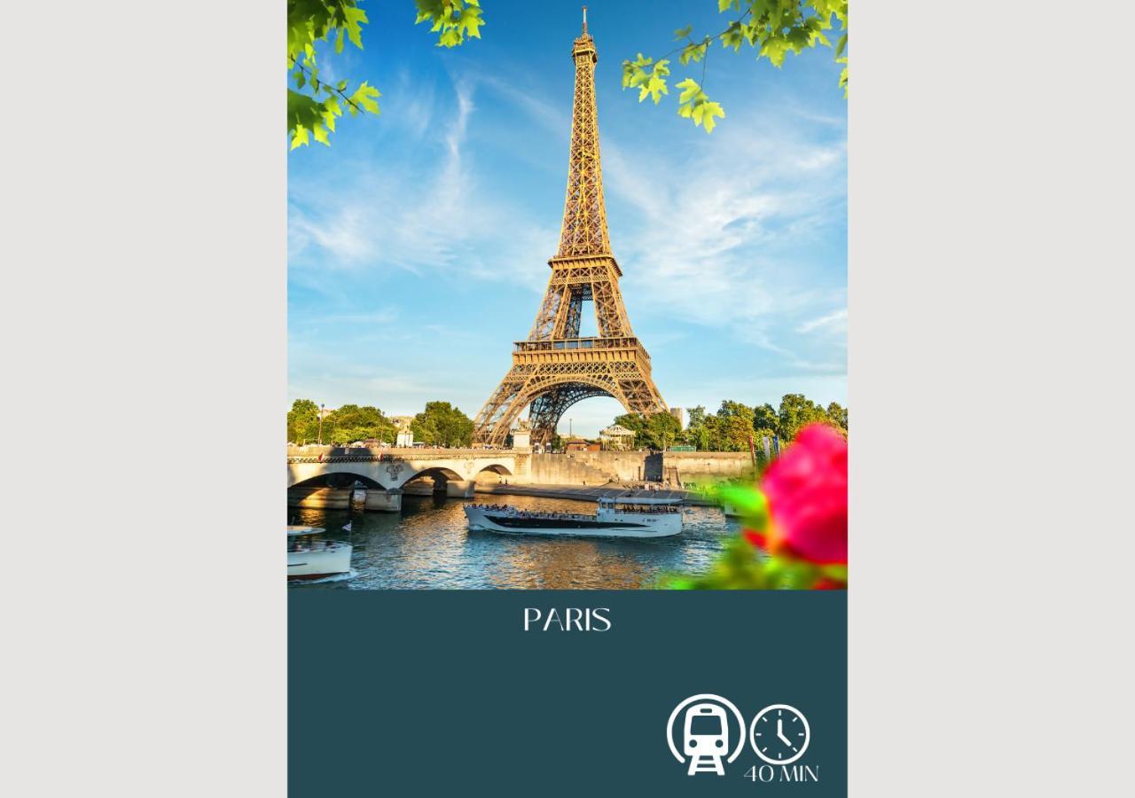 Appartement-Paris-Disney-Terrasse-Jardin-Parking Vaires-sur-Marne Bagian luar foto